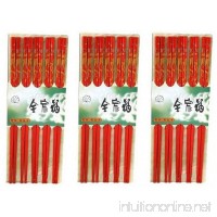 Lot Of 30 (15 Pair) Asian Oriental Chopsticks w/Dragon Painting / Chop Sticks Red - B00PGBDX34